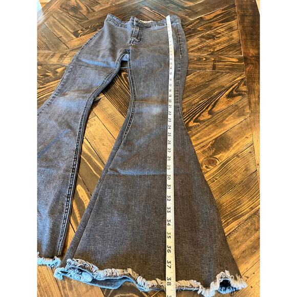 Rock & Roll Denim Bargain Button Bell Jeans Stretch Women 27x30  Cowgirl Western - Picture 7 of 11